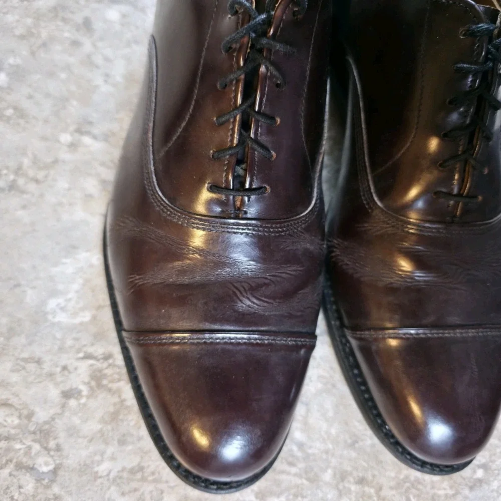Allen Edmonds Park Avenue Cap Toe Oxfords Dress Shoes Mens 9.5 D Made In USA
